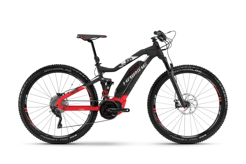 Электровелосипед Haibike Sduro FullNine 10.0 500Wh 20s XT Черный с Красным original 2018