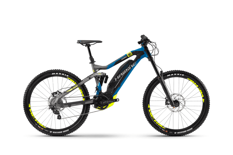 Электровелосипед Haibike Хduro Dwnhll 9.0 500Wh 10s Zee Черный с Синим original 2018
