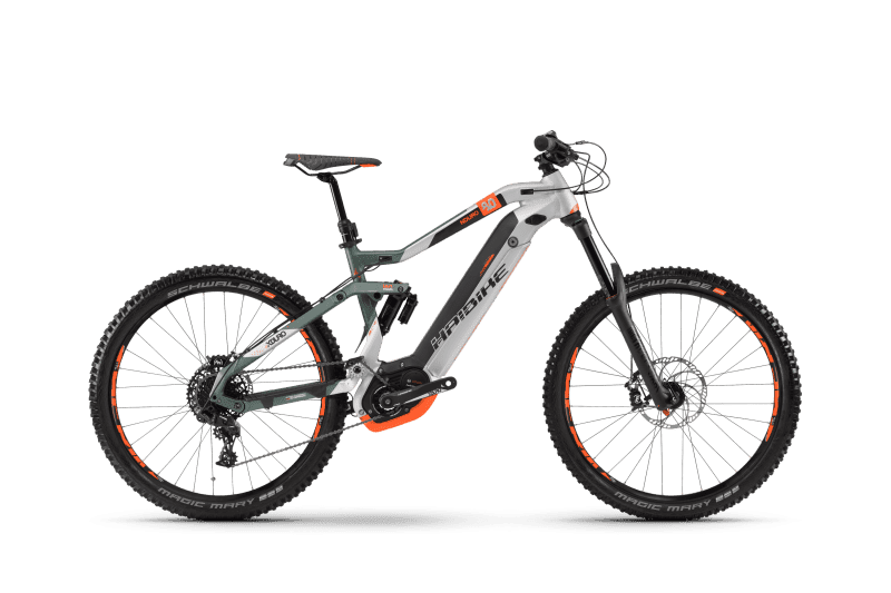 Электровелосипед Haibike Хduro NDURO 8.0 500Wh 11s NX Серый с Серебристым original 2018