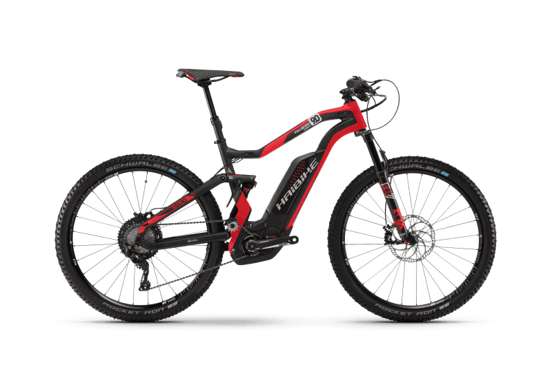 Электровелосипед Haibike Хduro FullSeven 9.0 500Wh 11s XT Карбон с Красным original 2018