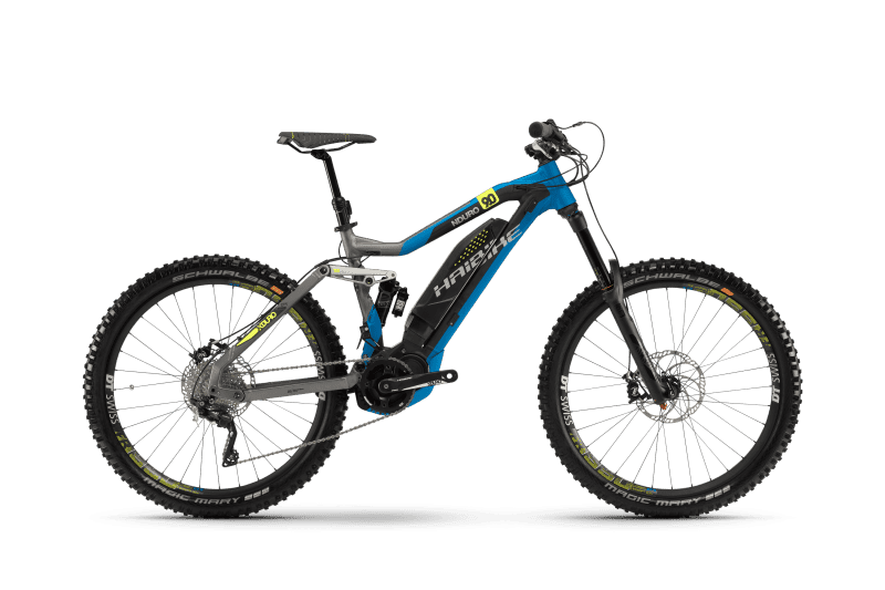 Электровелосипед Haibike Хduro NDURO 9.0 500Wh 20s XT Синий original 2018