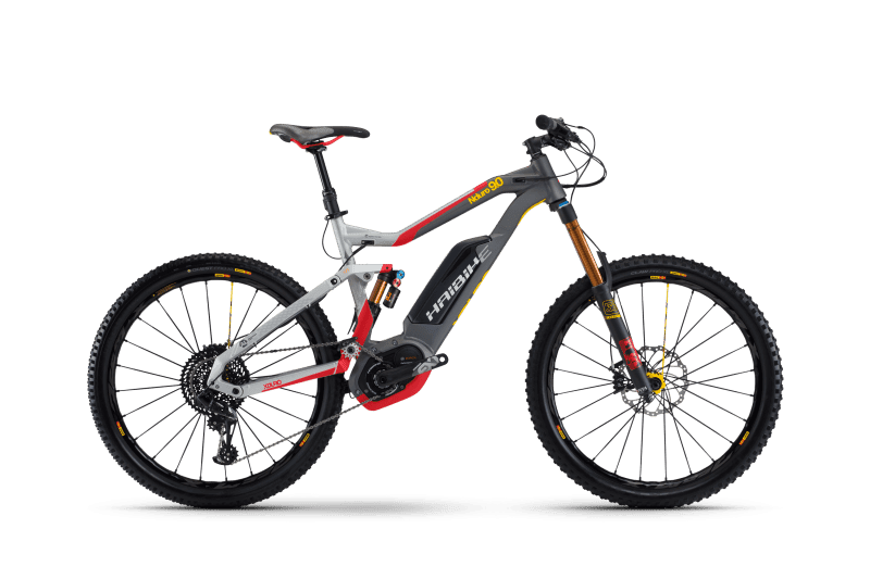 Электровелосипед Haibike Хduro Nduro 9.0 Серый с Красным original 2017