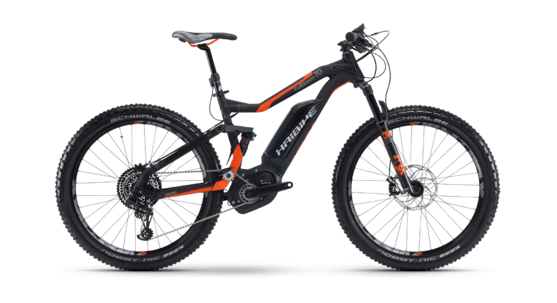 Электровелосипед Haibike Хduro FullSeven 7.0 Черный с Красным original 2017