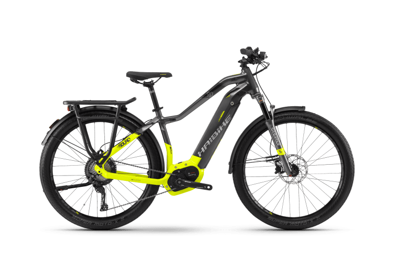 Электровелосипед Haibike Sduro Trekking 9.0 women 500Wh 11s XT Черный с Желтым original 2018