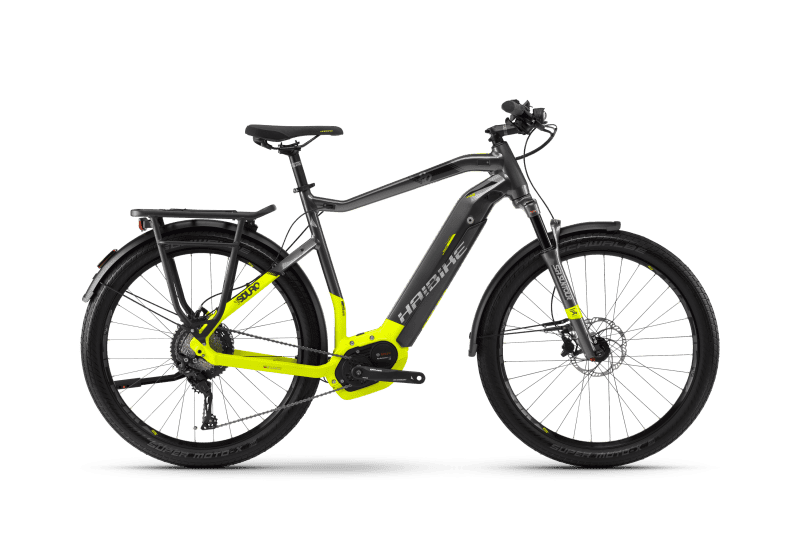 Электровелосипед Haibike Sduro Trekking 9.0 men 500Wh 11s XT Черный с Желтым original 2018