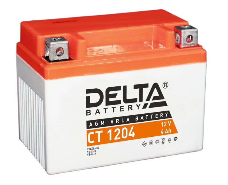 Аккумуляторная батарея Delta CT 1204 (12V / 4Ah)