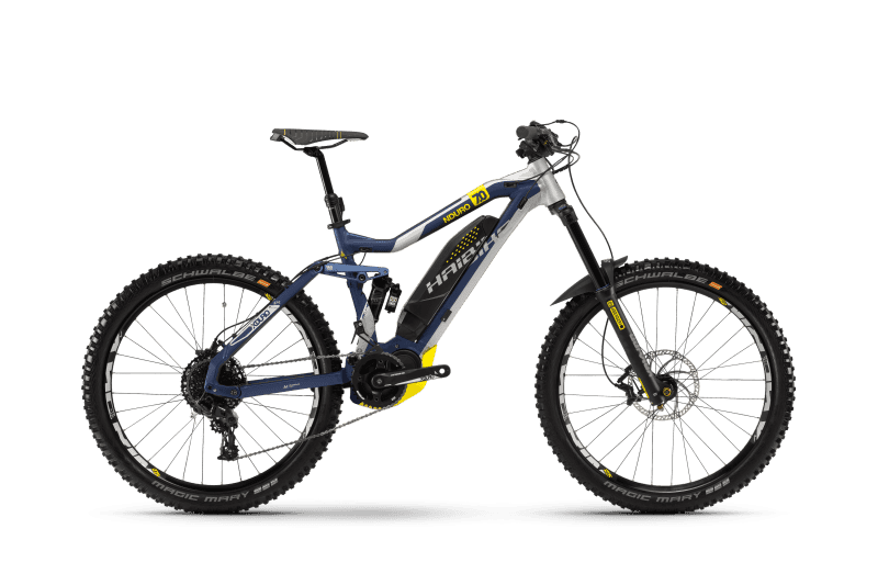 Электровелосипед Haibike Хduro NDURO 7.0 500Wh 20s XT Серый с Синим original 2018