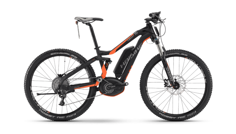 Электровелосипед Haibike Хduro FullSeven S 7.0 Черный с Оранжевым original 2018