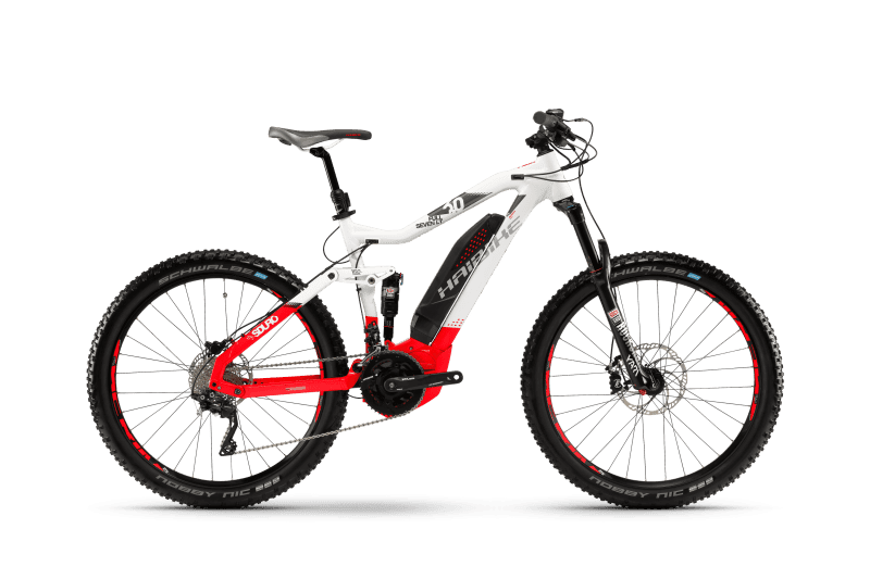 Электровелосипед Haibike Sduro FullSeven LT 6.0 500Wh 20s XT Белый с Красным original 2018