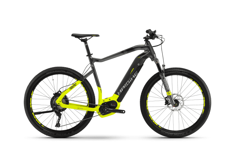 Электровелосипед Haibike Sduro Cross 9.0 men 500Wh 11s XT Темно Серый с Желтым original 2018