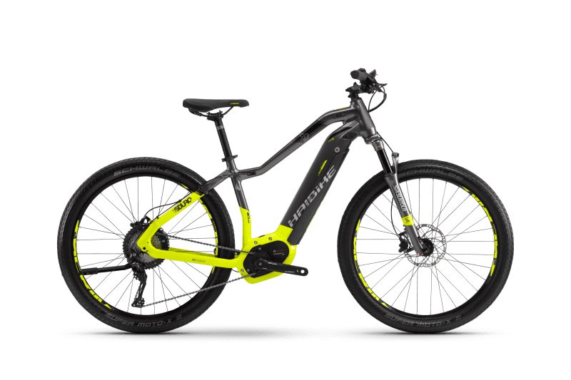Электровелосипед Haibike Sduro Cross 9.0 women 500Wh 11s XT Темно Серый с Желтым original 2018