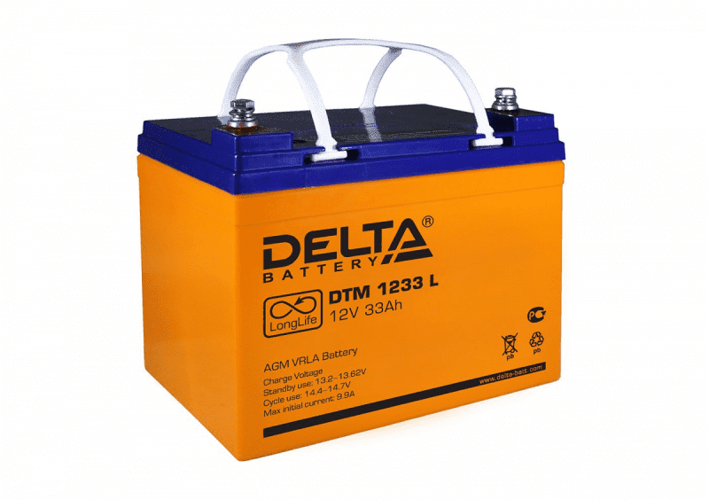 Аккумуляторная батарея DELTA DTM 1233 L