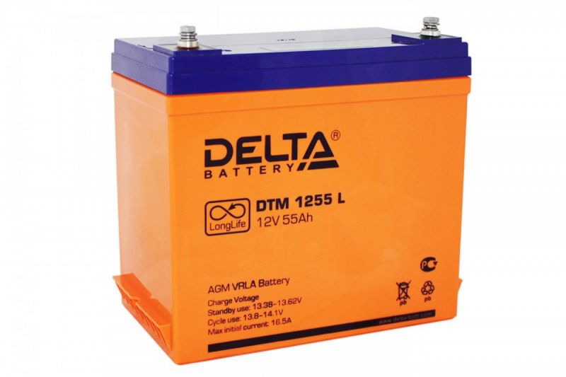 Аккумуляторная батарея DELTA DTM 1255 L