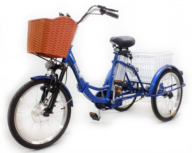 Электровелосипед GreenCamel Трайк-20 (R20 500W 48V 15Ah) Складной