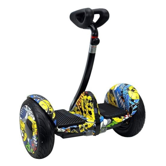 Гироскутер мини-сигвей Smart Balance Mini Robot 36V Граффити Желтый Гироскутер мини-сигвей Smart Balance Mini Robot 36V Граффити Желтый
