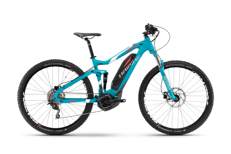 Электровелосипед Haibike Sduro FullNine 5.0 400Wh 10-Sp Deore Голубой original 2017