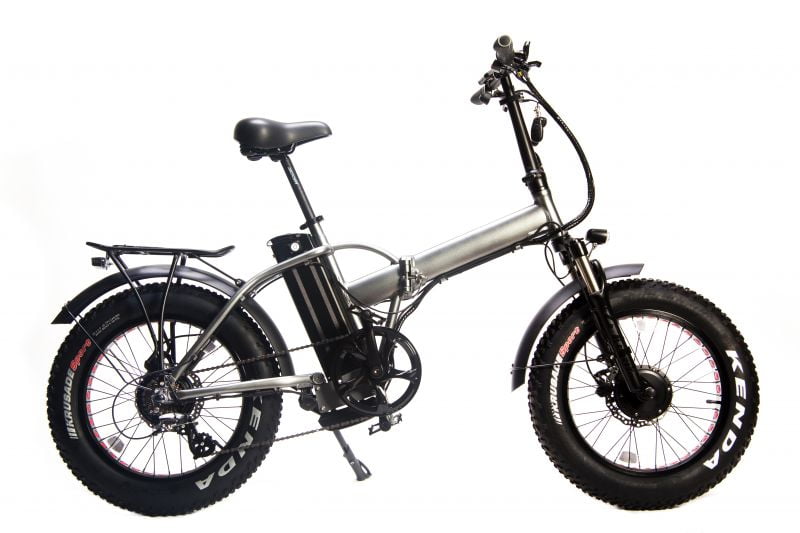 Электровелосипед фэт-байк Медведь складной 350х350 750W 48V/11.8Ah