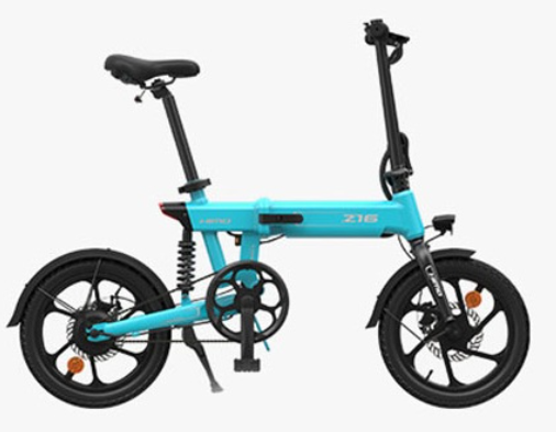 Электровелосипед Xiaomi Himo Z16 Electric Folding Bicycle (голубой) купить в Москве с доставкой – Eko-bike