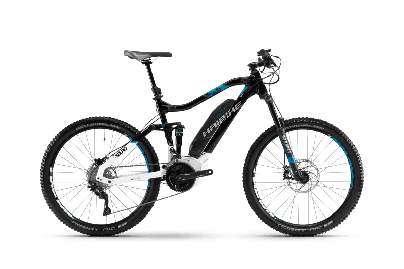 Электровелосипед Haibike Sduro FullSeven LT 5.0 500Wh 20s Deore Черный с Белым original 2018