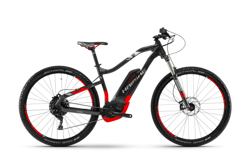 Электровелосипед Haibike Sduro HardNine 6.0 500Wh 11s XT Черный с Красным original 2017
