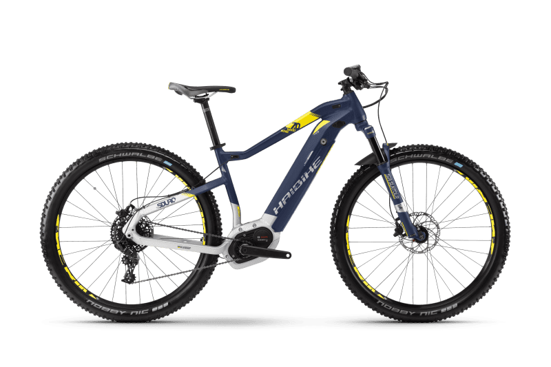 Электровелосипед Haibike Sduro HardNine 7.0 500Wh 11s NX Синий с Белым original 2018