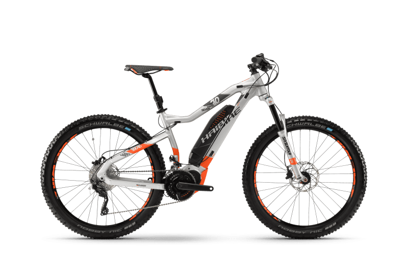 Электровелосипед Haibike Sduro HardSeven 8.0 500Wh 20s XT Белый с Оранжевым original 2018
