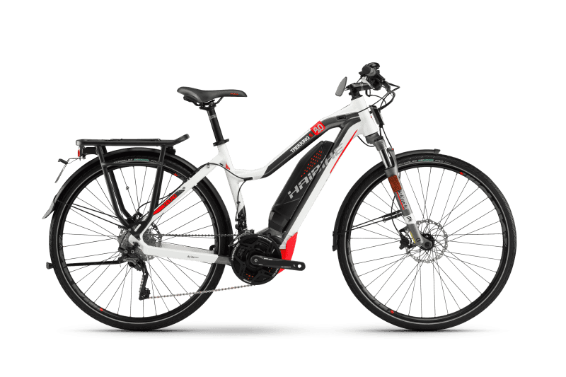 Электровелосипед Haibike Sduro Trekking S Da 8.0 500Wh 20s XT Белый с Красным original 2018
