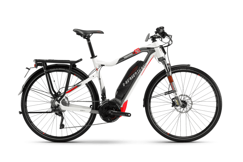 Электровелосипед Haibike Sduro Trekking S He 8.0 500Wh 20s XT Белый с Красным original 2018