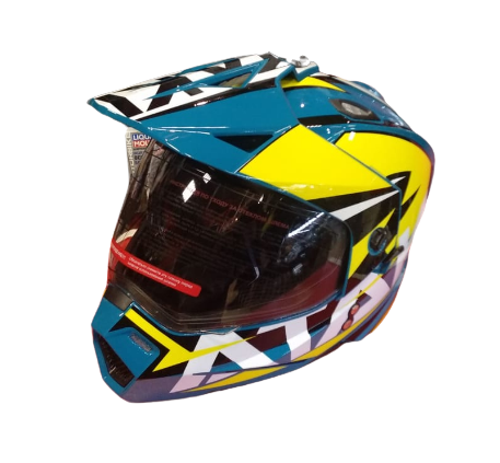 Шлем Мотард кроссовый для мотоцикла питбайка ATV 3