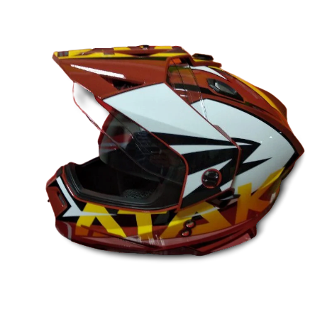 Шлем Мотард кроссовый для мотоцикла питбайка ATV 2