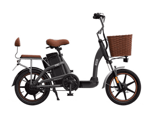 Электровелосипед XIAOMI HIMO C16 Чёрно-коричневый купить в Москве с доставкой – Eko-bike