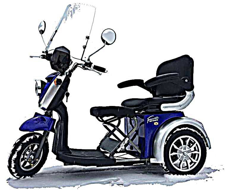 Электроскутер E-toro Trike Maxi 750W Электротрицикл