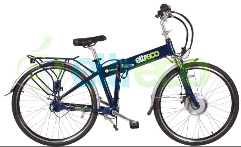 Электровелосипед eltreco patrol кардан 28 blue