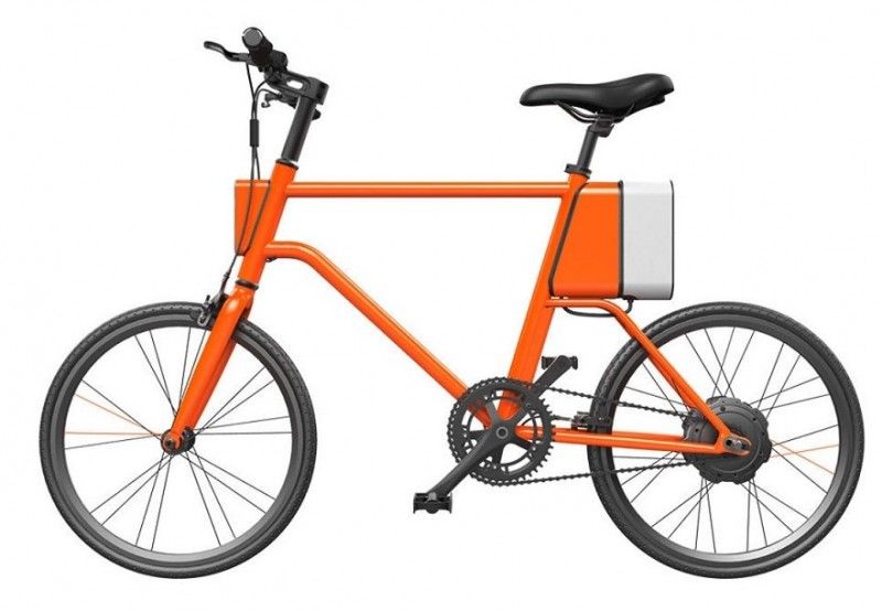 Электровелосипед Xiaomi YunBike C1 (мужской, оранжевый)