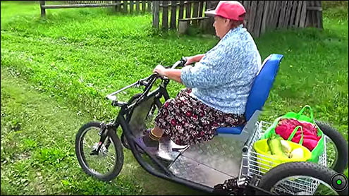 электроквадроцикл для пожилых транспорт для инвалидов