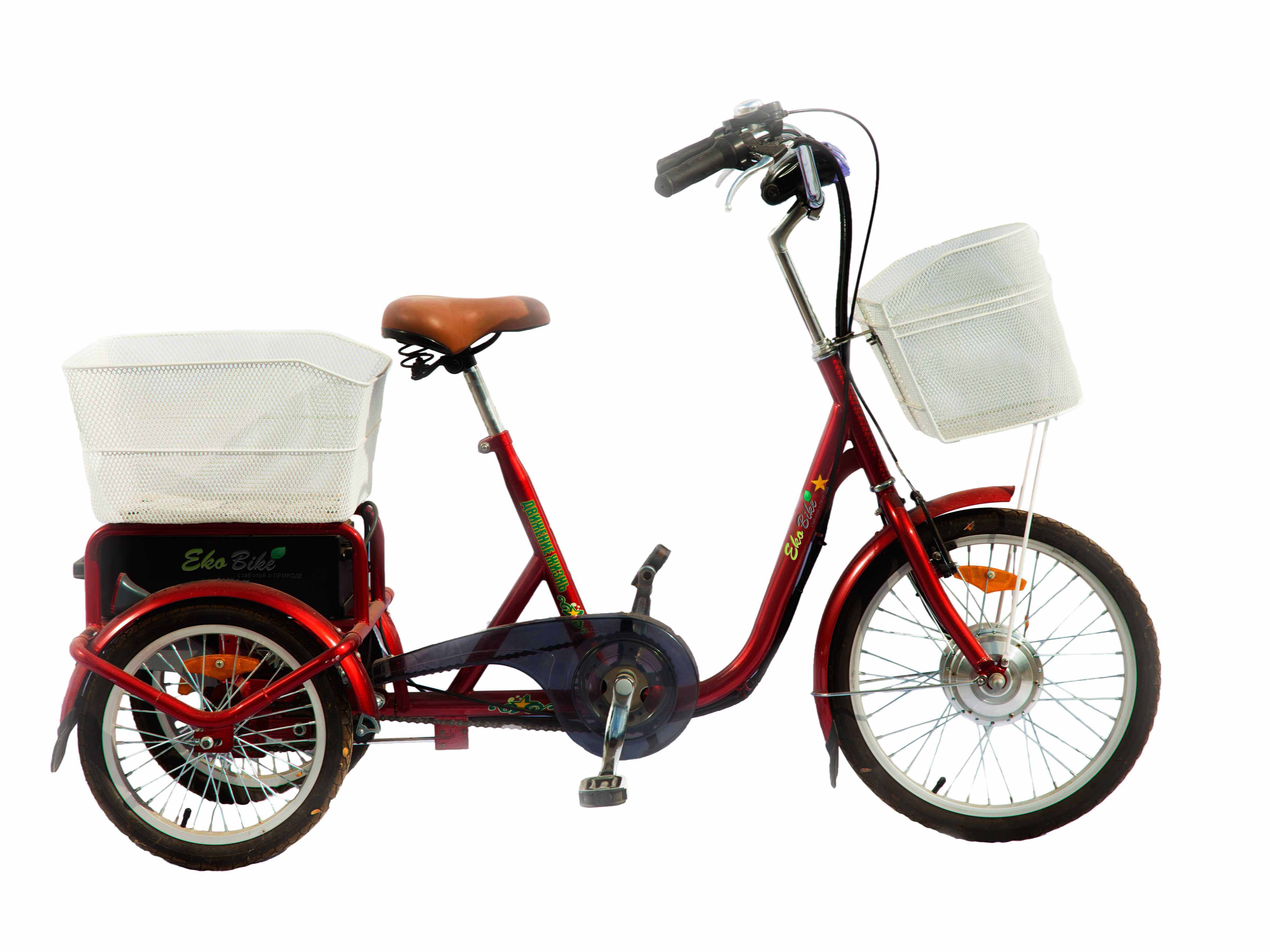 Электротрицикл Eko-Bike Dacha(Fazenda) 250 красный